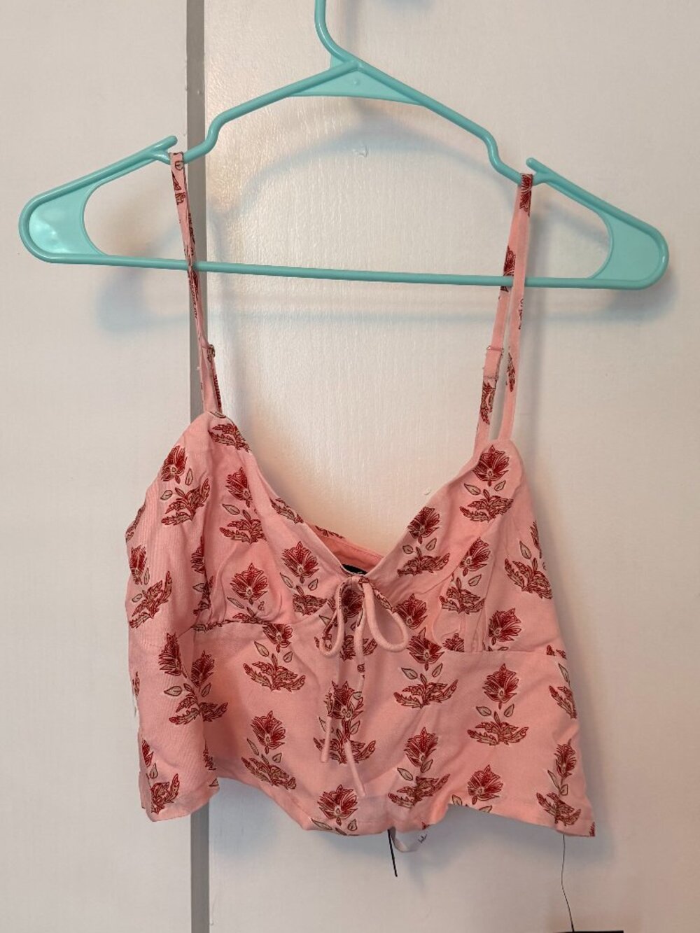 Lulu's Pink Crop Top